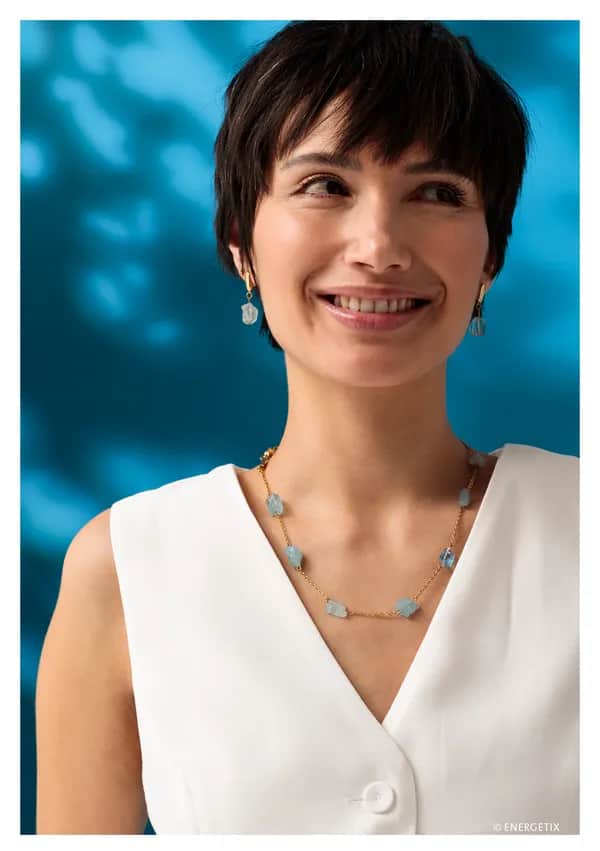 Aquamarin-Collier
