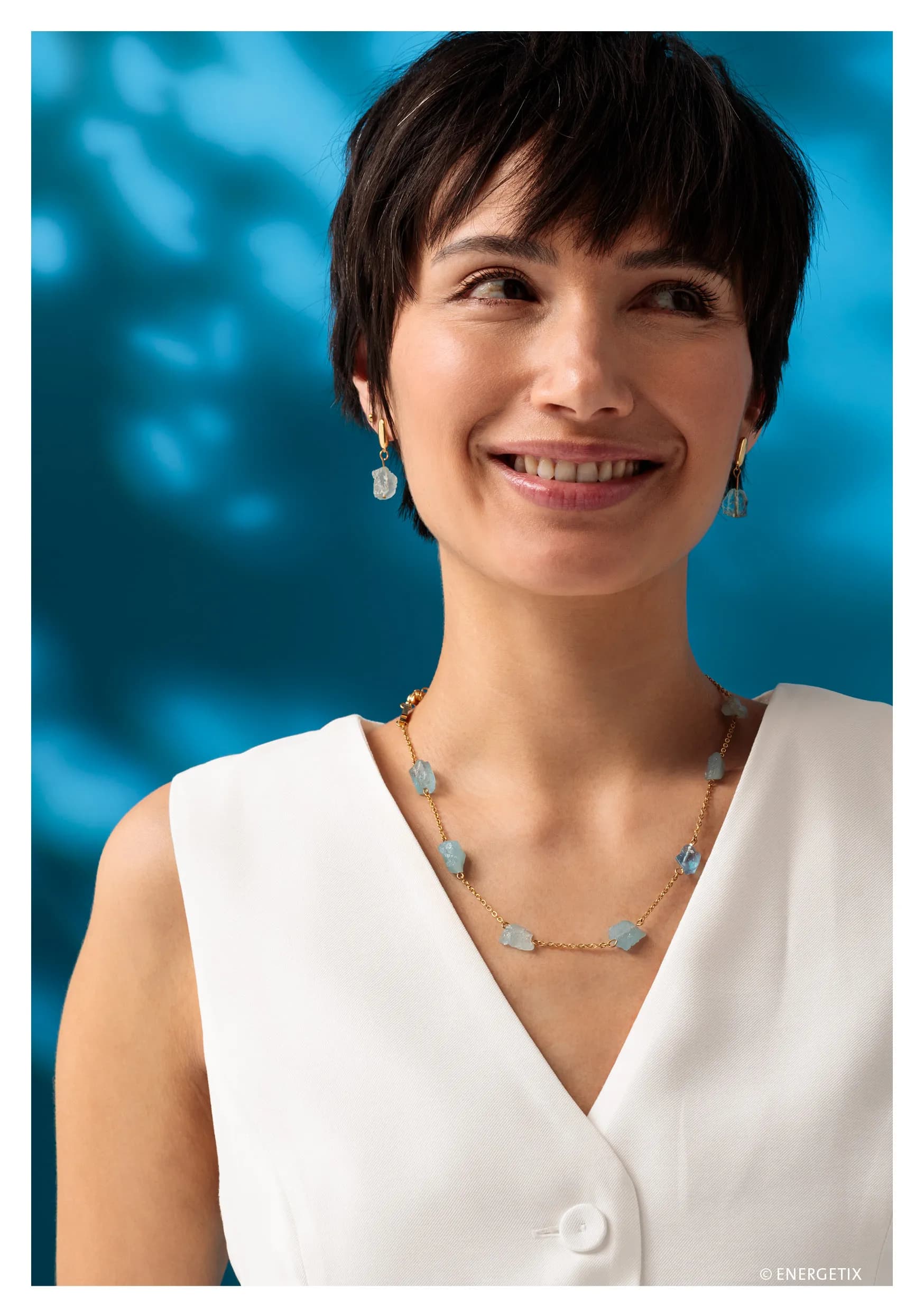 Aquamarin-Collier