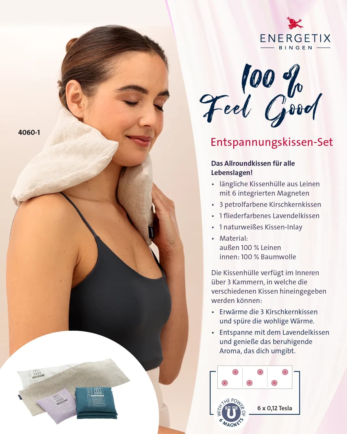 Energetix 100% Feel Good - Entspannungskissen-Set