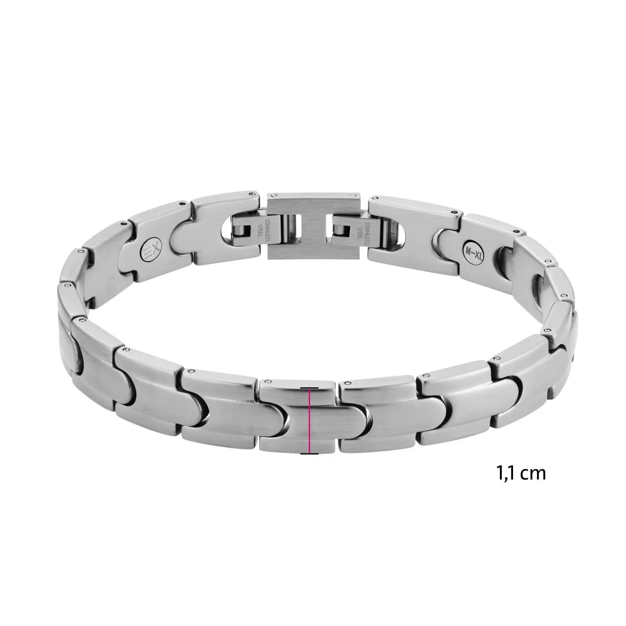 Mattiertes dezentes Gliederarmband