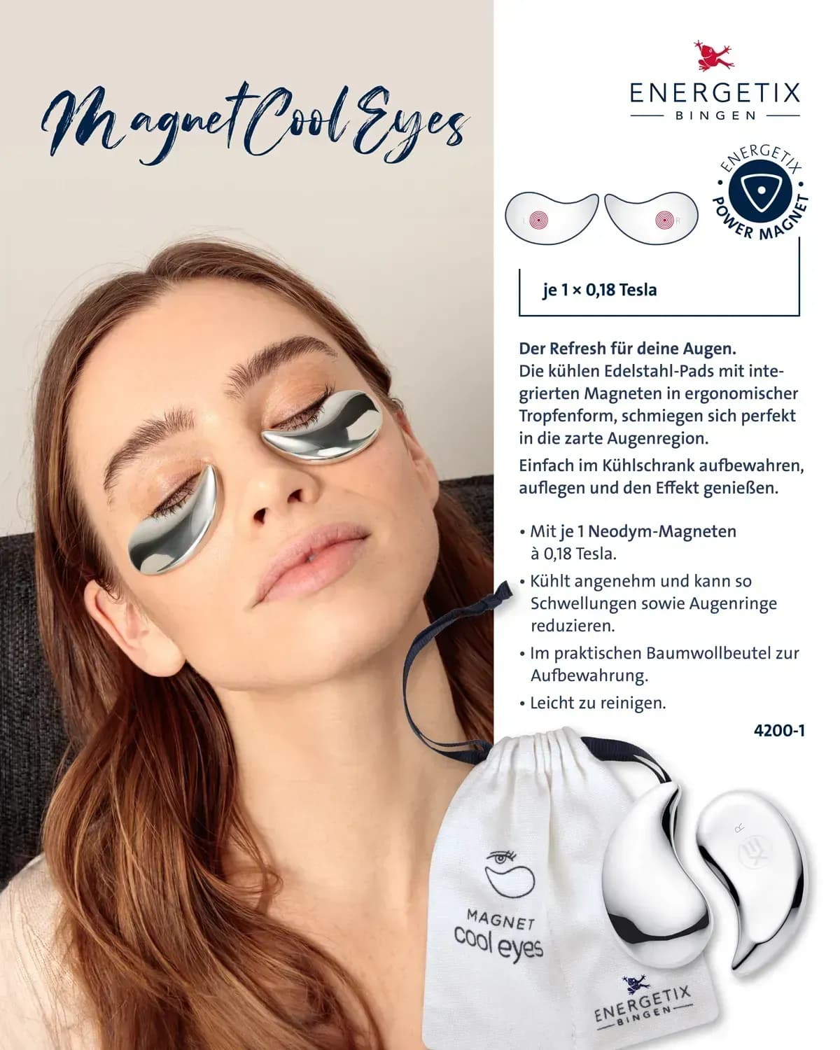 Magnetische Augenpads