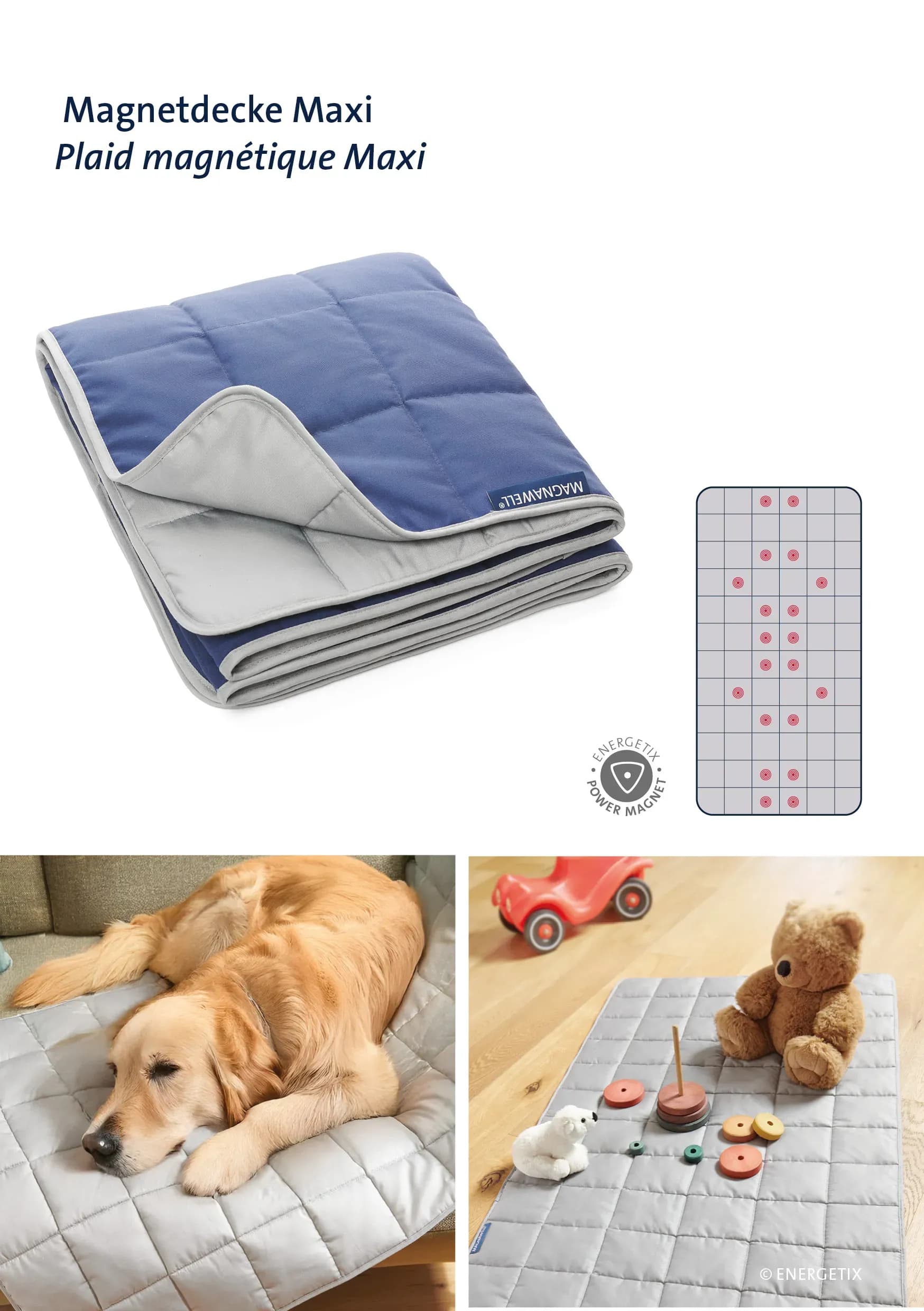 Magnetdecke - für Mensch, Tier & Zuhause