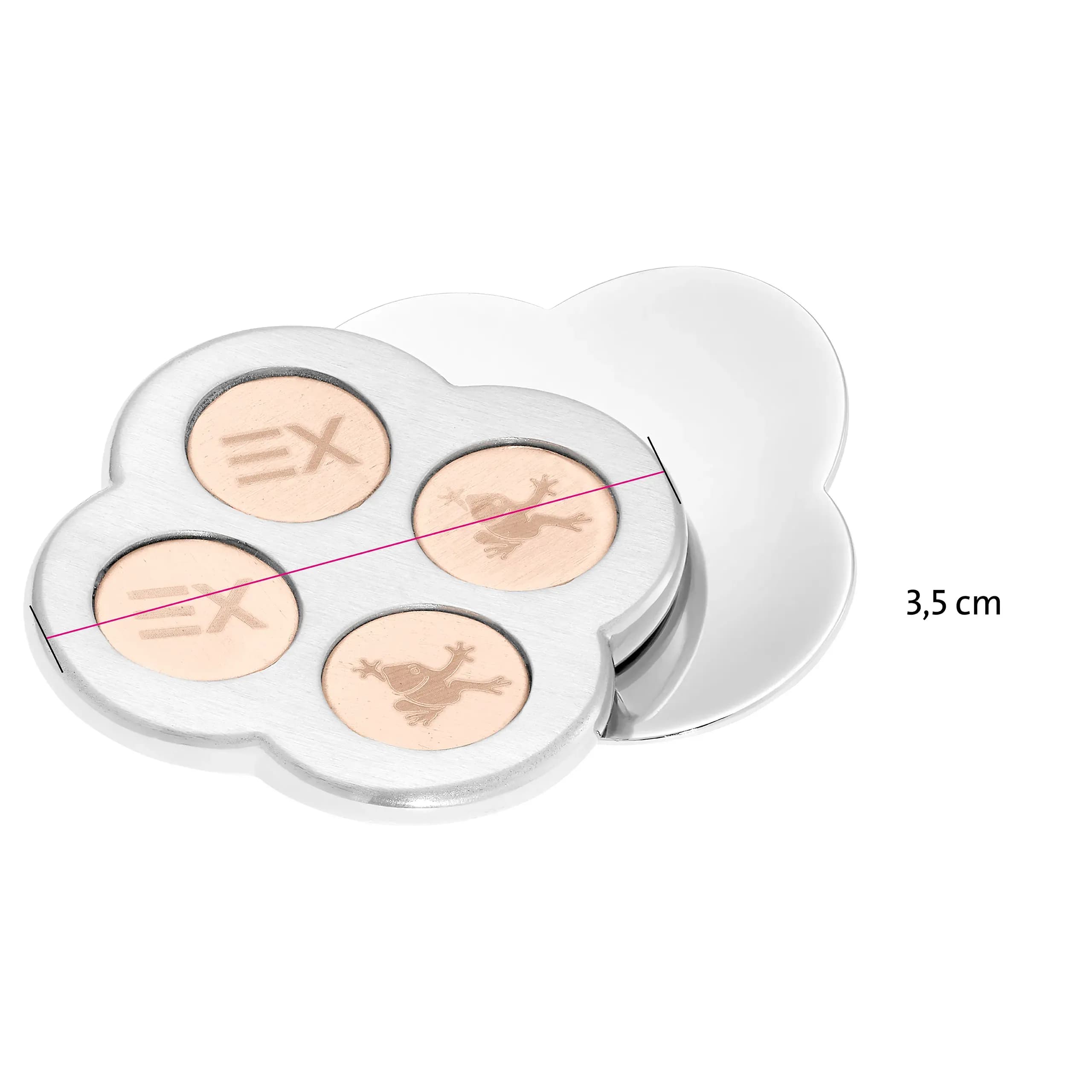 Kleeblatt-Magnet für Wohlbefinden & positive Energie - Magnet Luck